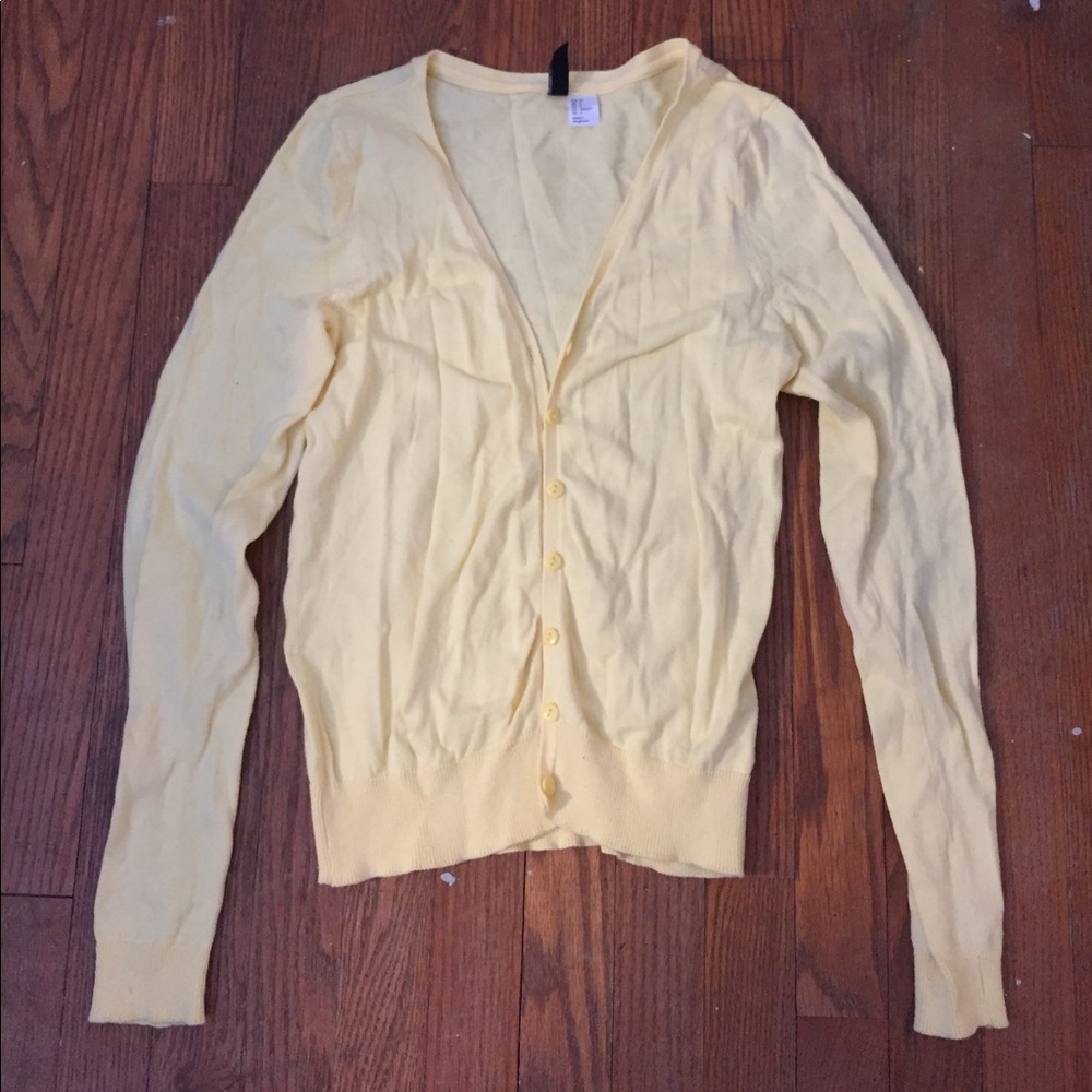 Yellow Cardigan